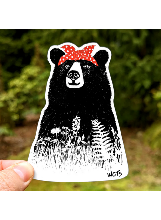 Bandana Bear Sticker
