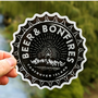 Beer and Bonfire Sticker