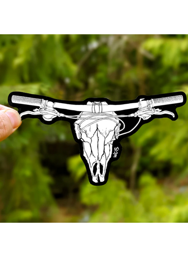Bike Skull Sticker