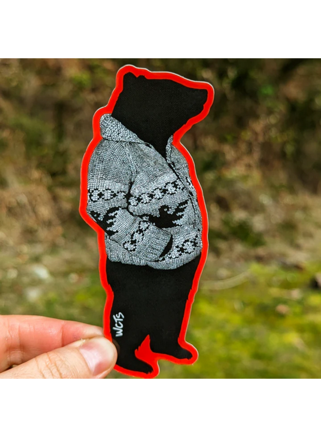 Cowichan Bear Sticker