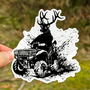 Elk Rider Sticker