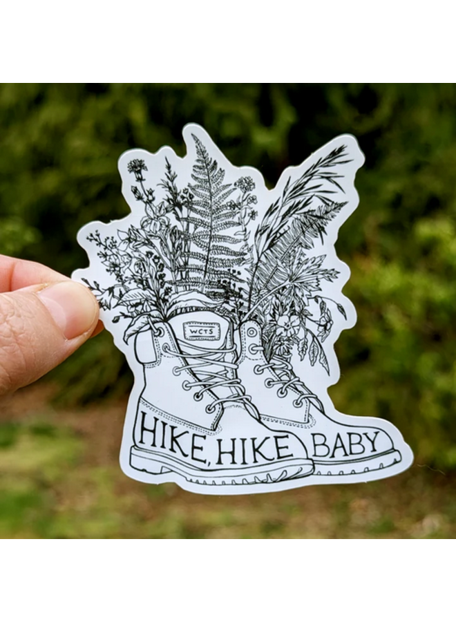 Hike Hike Baby Sticker