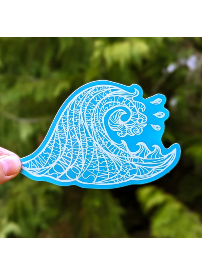Island Wave Sticker