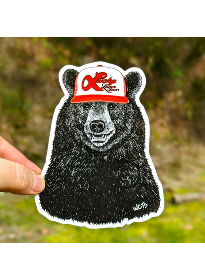 Lucky Bear Sticker