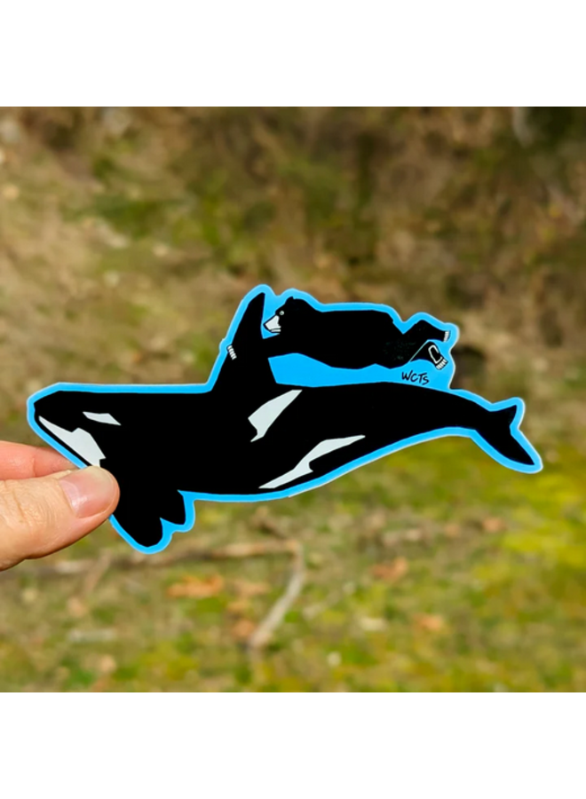 Orca Ride Sticker