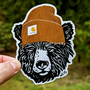 Touque Bear Sticker