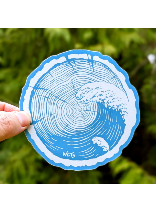 Tree Wave Sticker