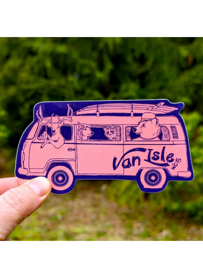 Van Isle Van Sticker