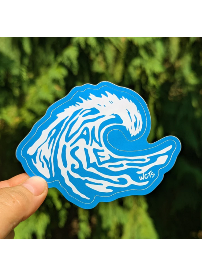 Van Isle Wave Sticker