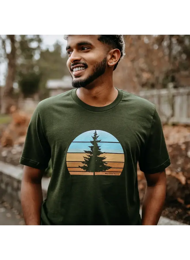 Retro Tree Colorful Tee