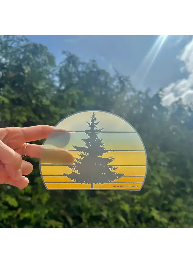 Retro Tree Car Decal