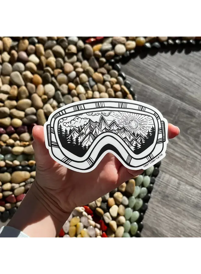 Mountain Goggles Sticker