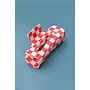 Jumbo Checkered Hair Clip