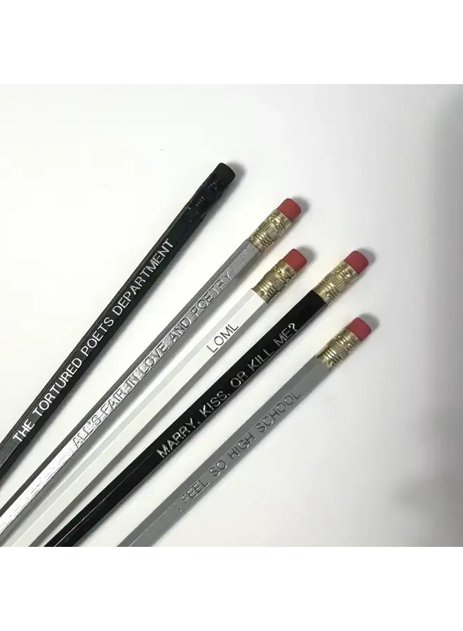 The Tortured Poets Department Pencil Collection