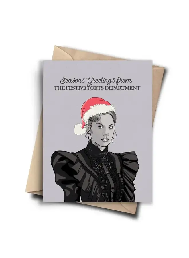 Season Greetings from The Festive Poets Department Card
