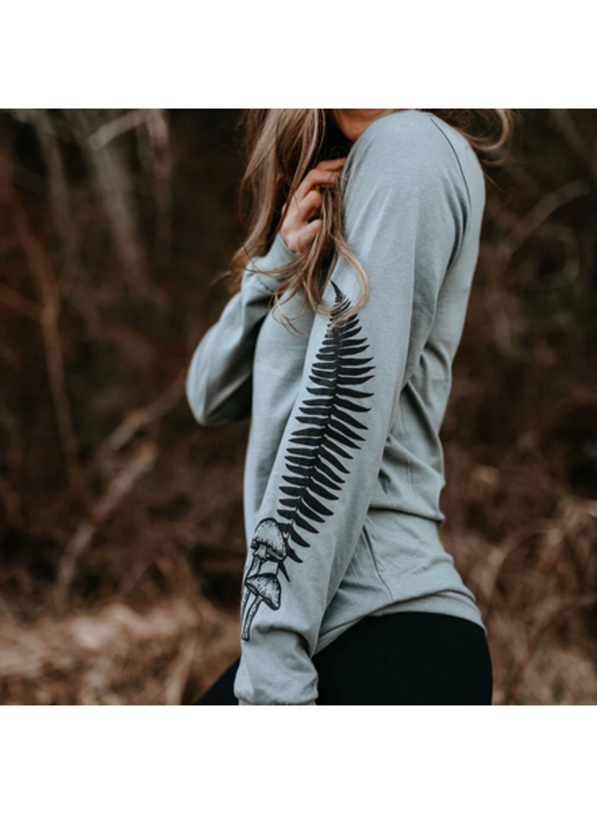 Mushroom Fern Unisex Longsleeve