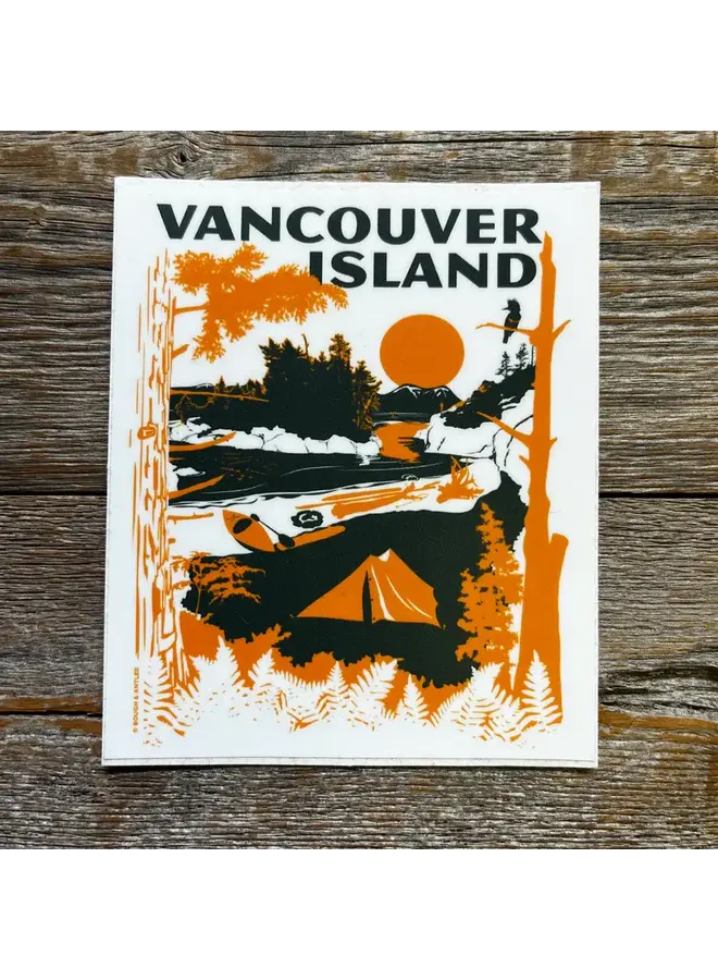 Vancouver Island Landmark Sticker