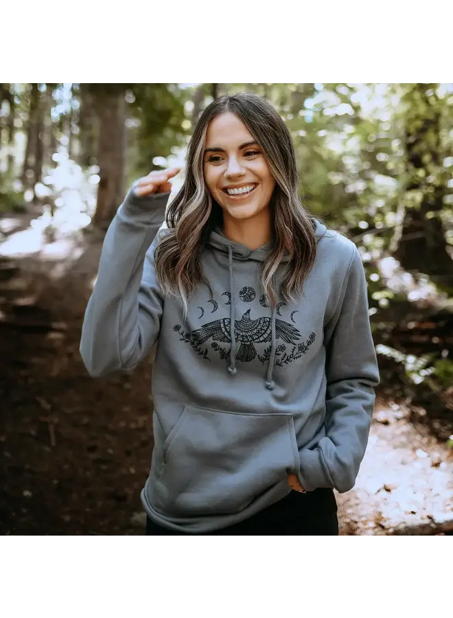 Raven Moon Phase Hoodie
