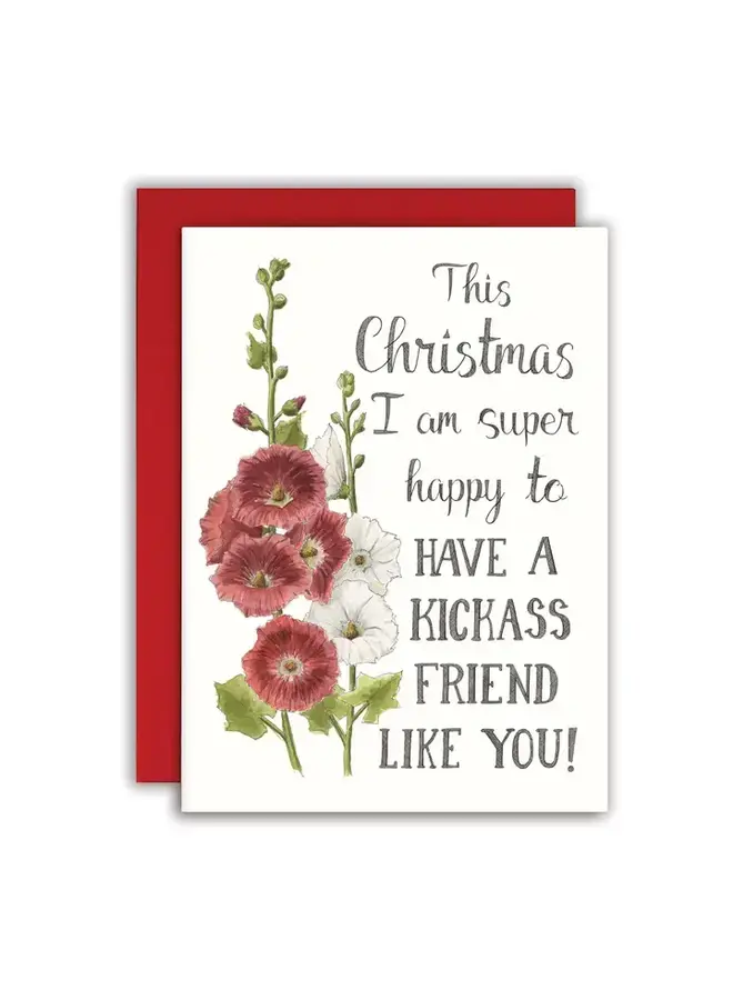 This Christmas I Am Super Happy To Have A Friend Card