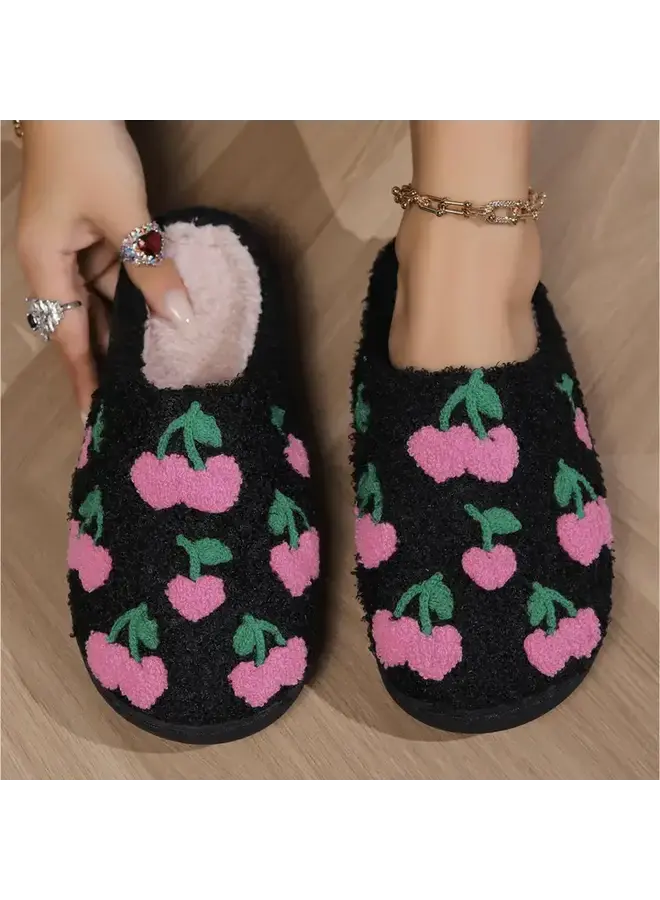 Black Cherry Slippers