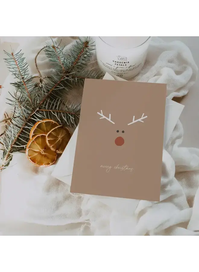 Rudolph Reindeer Card