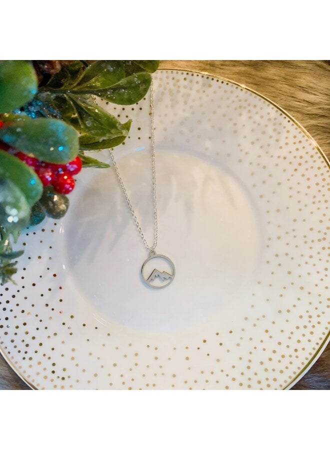 Silver Mountain Necklace
