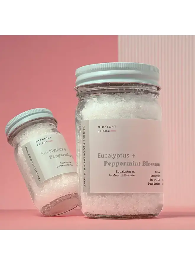 Eucalyptus + Peppermint Blossom Muscle Recovery Bath Soak