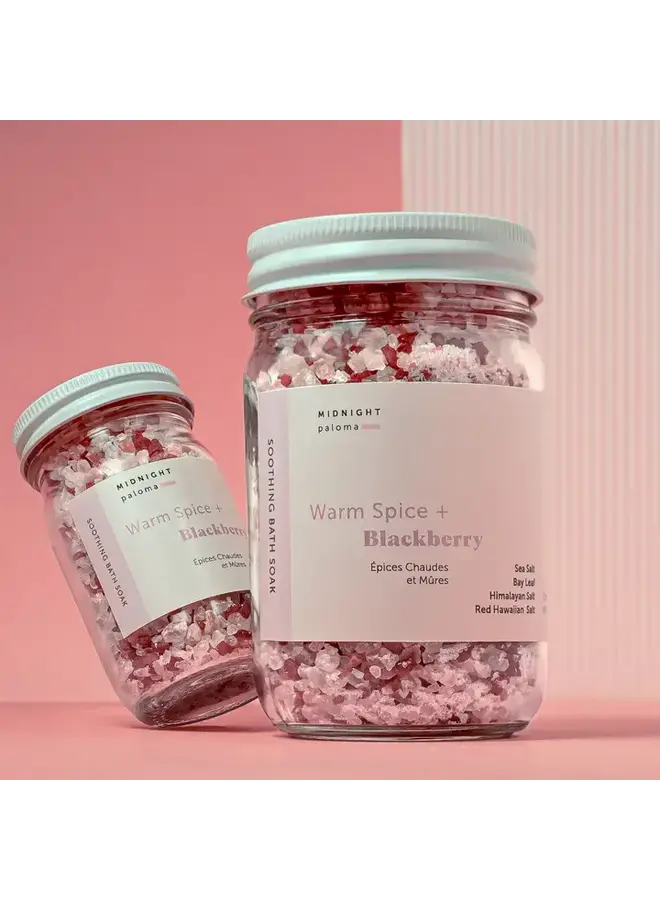 Warm Spice + Blackberry Soothing Bath Soak