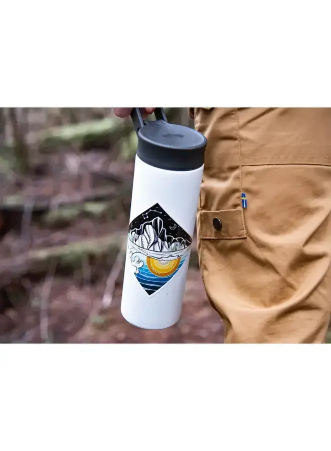 Mountain and Ocean Sticker