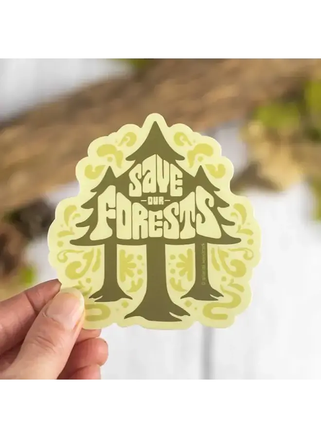 Save our Forests Sticker
