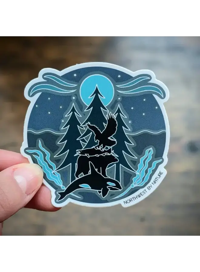 West Coast Food Chain Sticker