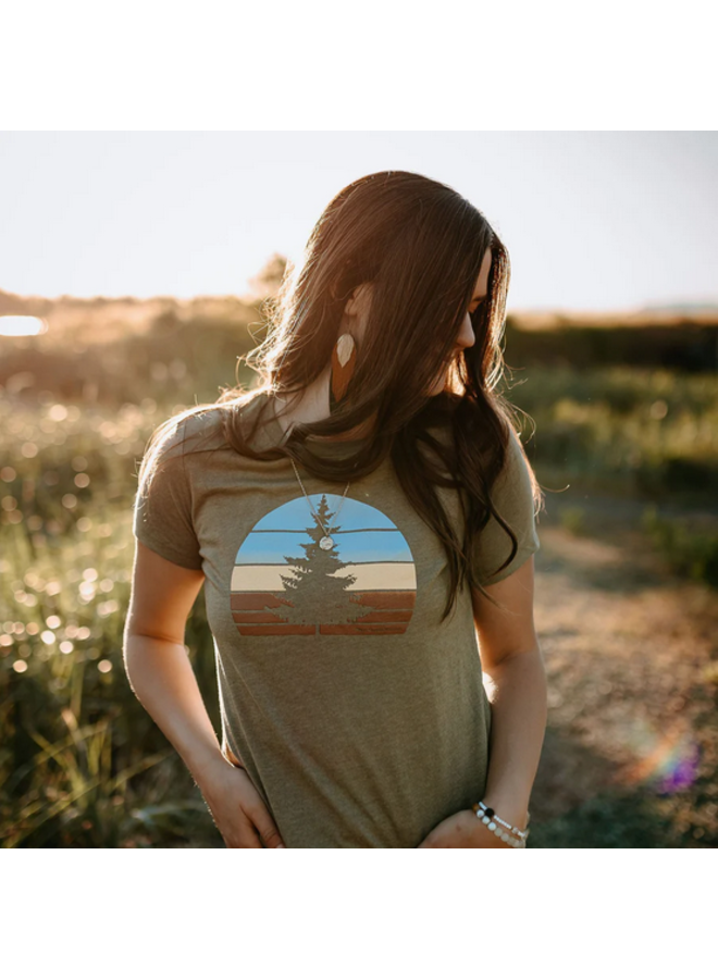 Retro Tree Relaxed Fit Tee