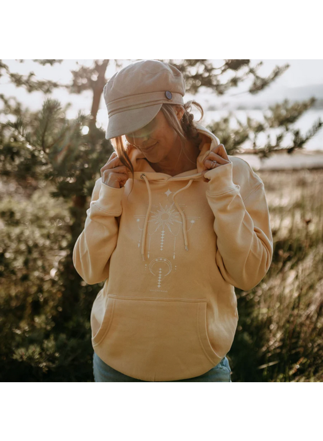 Sun Celestial Plush Hoodie