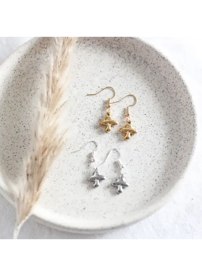 Mushroom Dangle Earrings