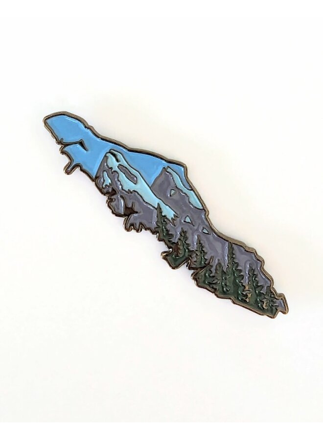 Vancouver Island Enamel Pin
