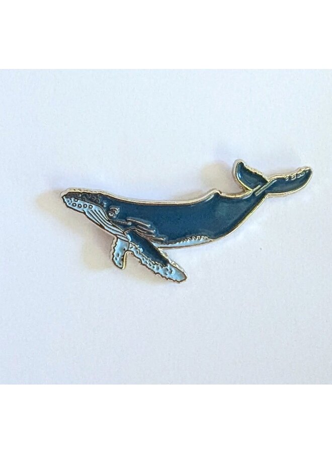 Humpback Enamel Pin