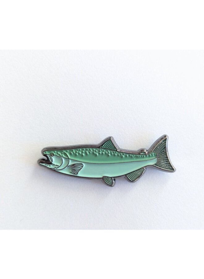 Salmon Enamel Pin