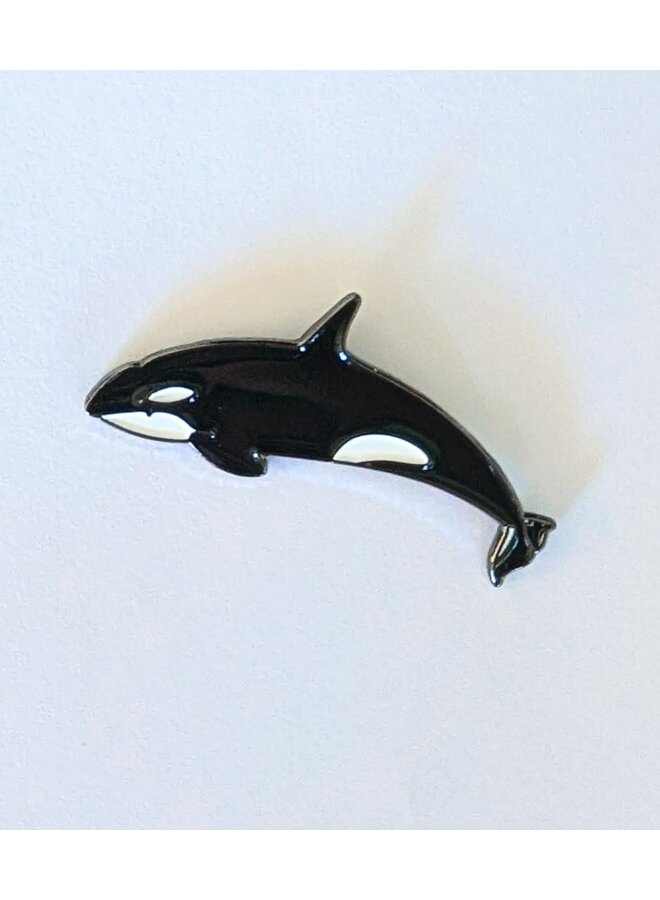 Orca Enamel Pin