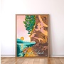 Gabriola Island (Rock wall) Poster Print