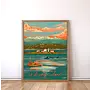 Gariola Island (Lighthouse) Poster Print