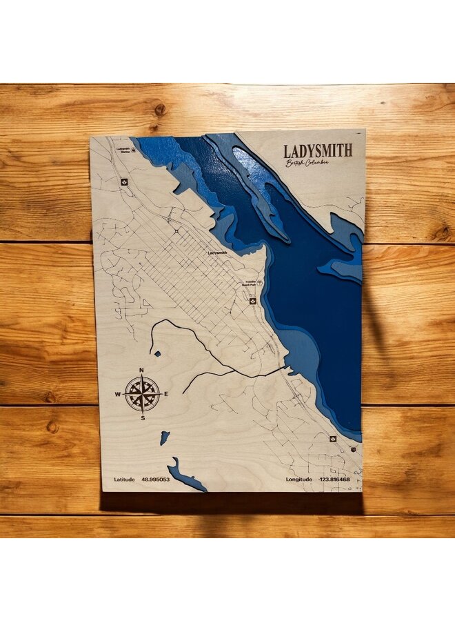 Ladysmith Bathymetric Map
