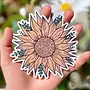 Bohemian Sunflower Sticker