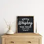 Drink Whiskey Wood Sign