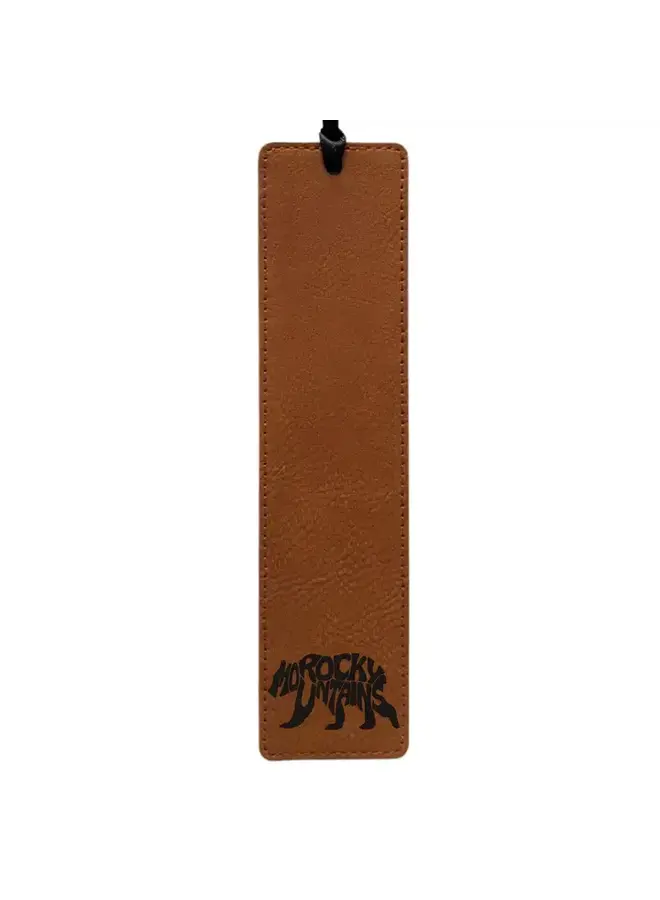 Rocky Mountains Bear Bookmark Rawhide