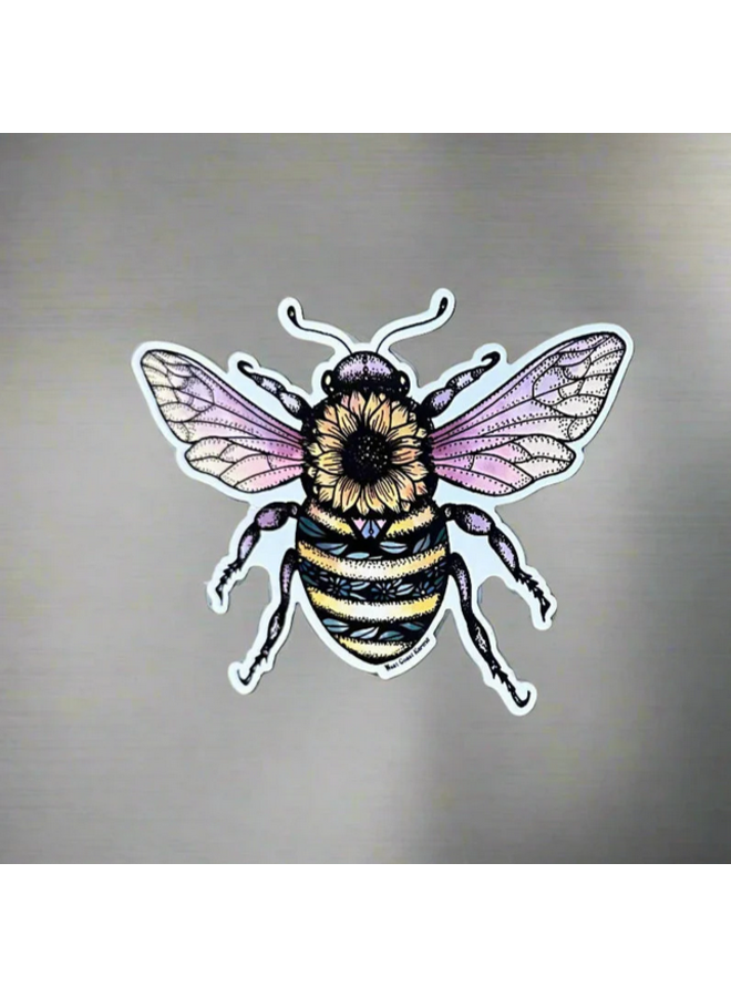 Sunflower Bee Magnet