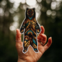 Colourful Standing Bear Sticker