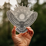 Owl Sun Beam Sticker
