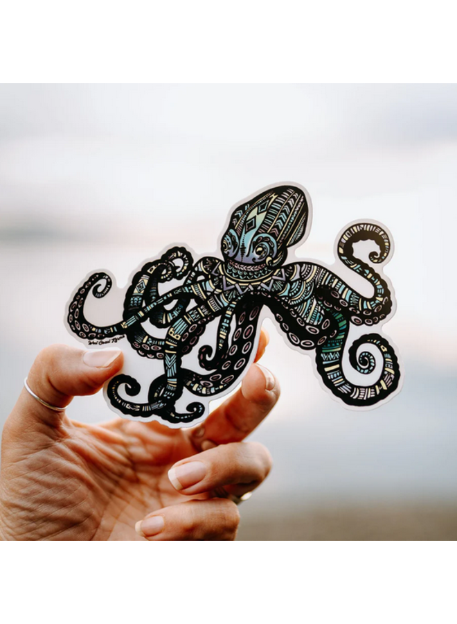 Geometric Octopus 2.0 Colourful Sticker