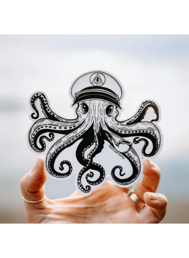 Captain Octo Sticker