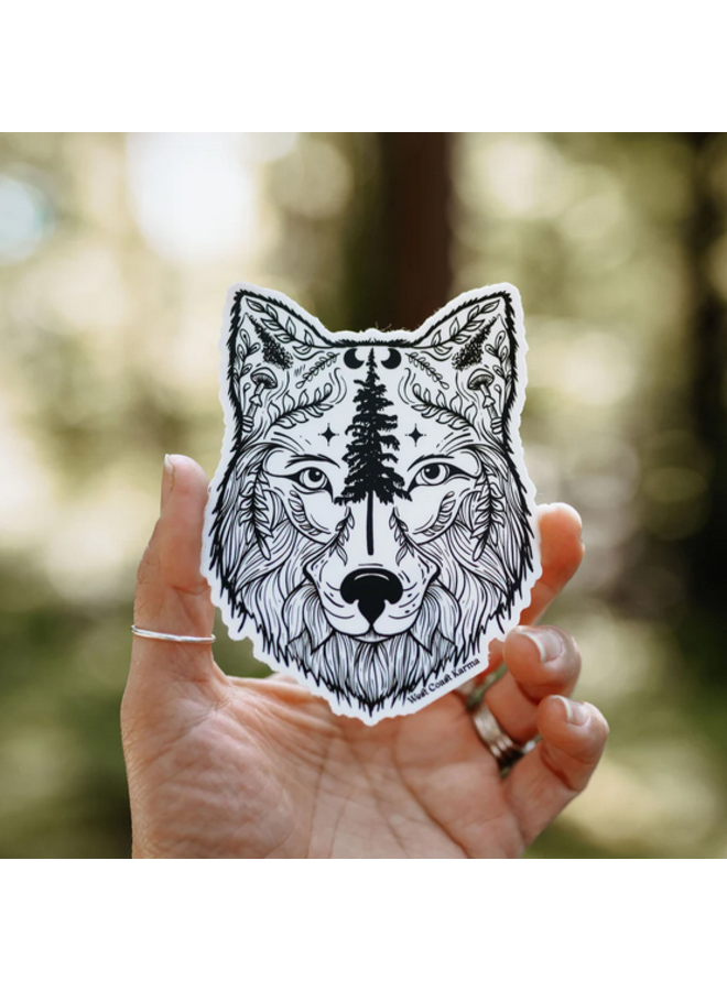 Forest Wolf Sticker